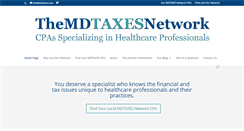 Desktop Screenshot of mdtaxes.com