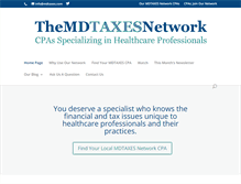 Tablet Screenshot of mdtaxes.com